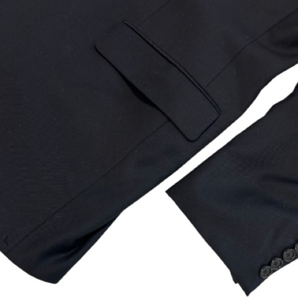 Hickey Freeman 100% Worsted Wool Navy Blazer Sport Coat 48L Made in USA EUC - Picture 7 of 8